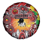 NAIDOC Week 2025 Dragons Rugby Spare Tire Cover Aboriginal Dot Painting
