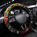 NAIDOC Week 2025 Dragons Rugby Steering Wheel Cover Aboriginal Dot Painting