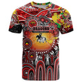 Personalised NAIDOC Week 2025 Dragons Rugby T Shirt Aboriginal Dot Painting