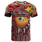 Personalised NAIDOC Week 2025 Dragons Rugby T Shirt Aboriginal Dot Painting