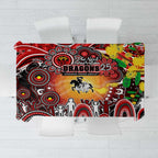 NAIDOC Week 2025 Dragons Rugby Tablecloth Aboriginal Dot Painting