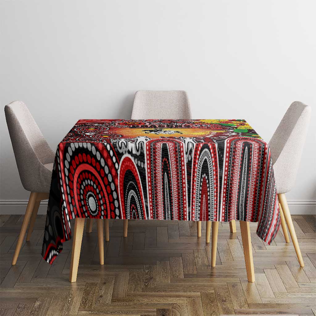 NAIDOC Week 2025 Dragons Rugby Tablecloth Aboriginal Dot Painting