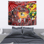 NAIDOC Week 2025 Dragons Rugby Tapestry Aboriginal Dot Painting