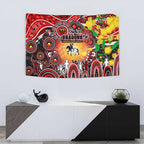 NAIDOC Week 2025 Dragons Rugby Tapestry Aboriginal Dot Painting