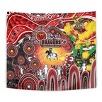 NAIDOC Week 2025 Dragons Rugby Tapestry Aboriginal Dot Painting