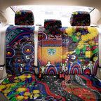 NAIDOC Week 2025 Warriors Rugby Back Car Seat Cover Aboriginal Dot Painting