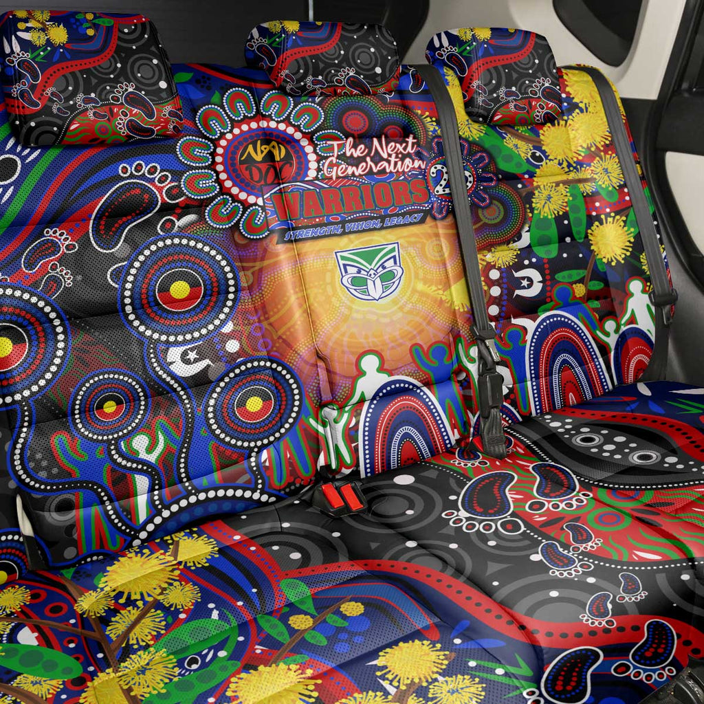 NAIDOC Week 2025 Warriors Rugby Back Car Seat Cover Aboriginal Dot Painting