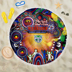NAIDOC Week 2025 Warriors Rugby Beach Blanket Aboriginal Dot Painting