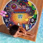 NAIDOC Week 2025 Warriors Rugby Beach Blanket Aboriginal Dot Painting