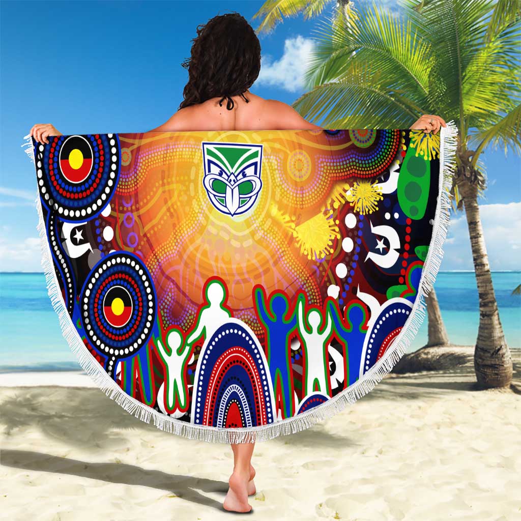 NAIDOC Week 2025 Warriors Rugby Beach Blanket Aboriginal Dot Painting