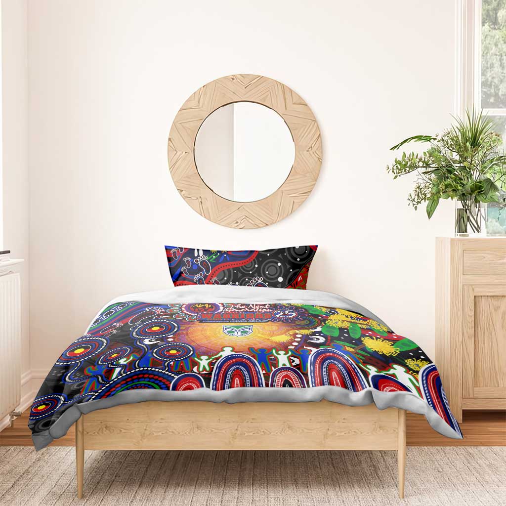 NAIDOC Week 2025 Warriors Rugby Bedding Set Aboriginal Dot Painting