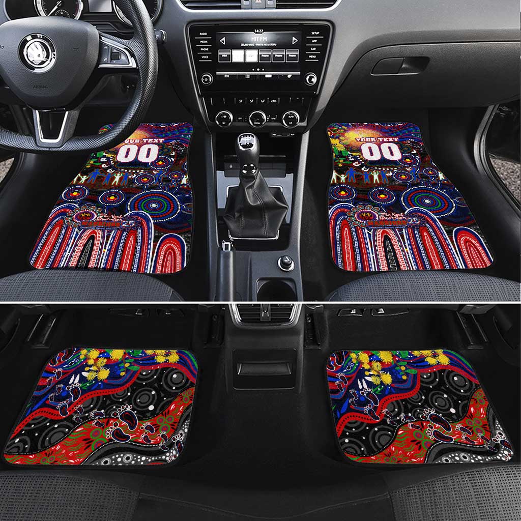 NAIDOC Week 2025 Warriors Rugby Car Mats Aboriginal Dot Painting