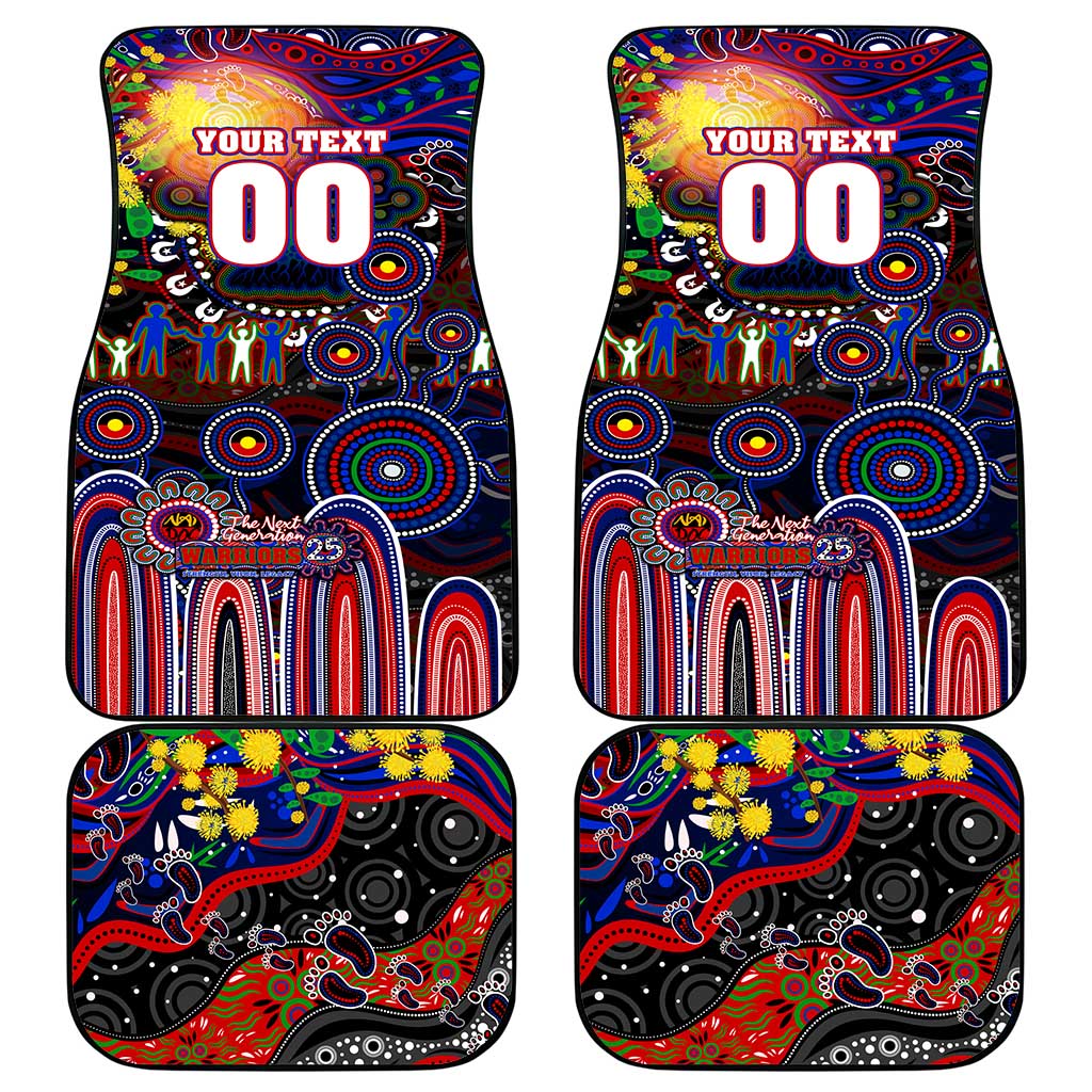 NAIDOC Week 2025 Warriors Rugby Car Mats Aboriginal Dot Painting