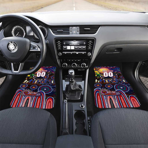 NAIDOC Week 2025 Warriors Rugby Car Mats Aboriginal Dot Painting
