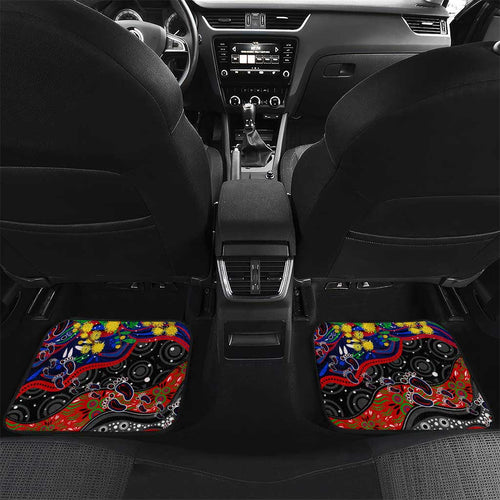 NAIDOC Week 2025 Warriors Rugby Car Mats Aboriginal Dot Painting
