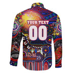 Personalised NAIDOC Week 2025 Warriors Rugby Family Matching Short Sleeve Bodycon Dress and Hawaiian Shirt Aboriginal Dot Painting