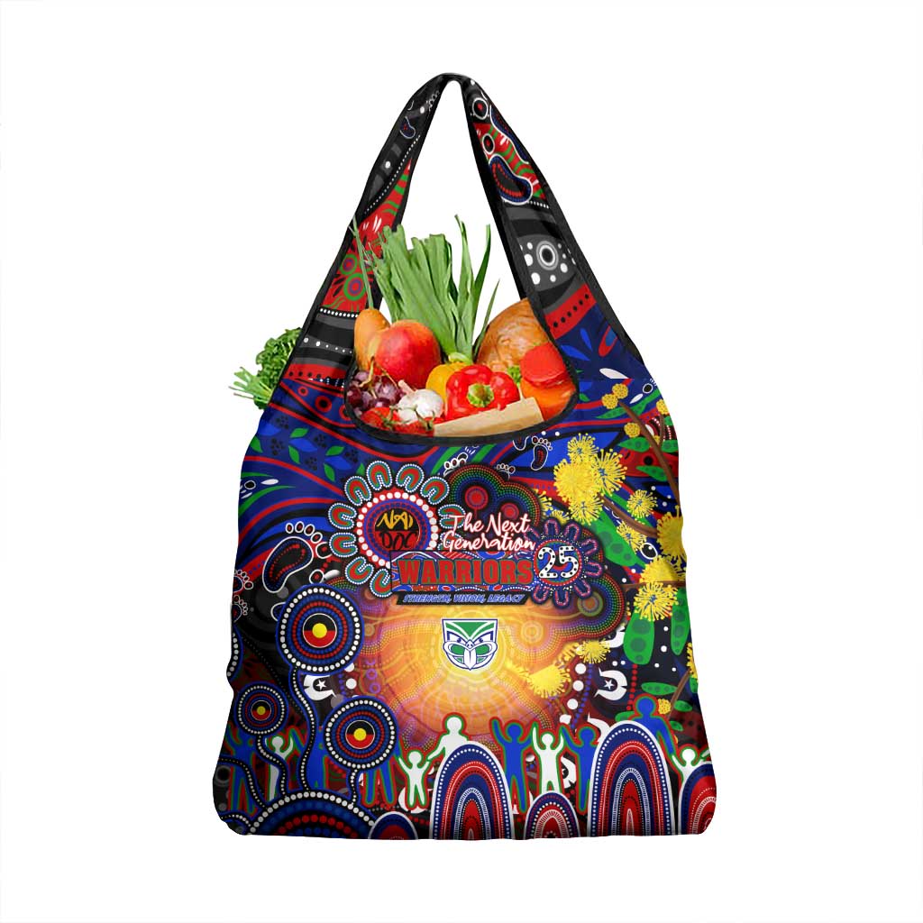 NAIDOC Week 2025 Warriors Rugby Grocery Bag Aboriginal Dot Painting