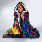 NAIDOC Week 2025 Warriors Rugby Hooded Blanket Aboriginal Dot Painting
