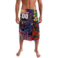 Personalised NAIDOC Week 2025 Warriors Rugby Lavalava Aboriginal Dot Painting