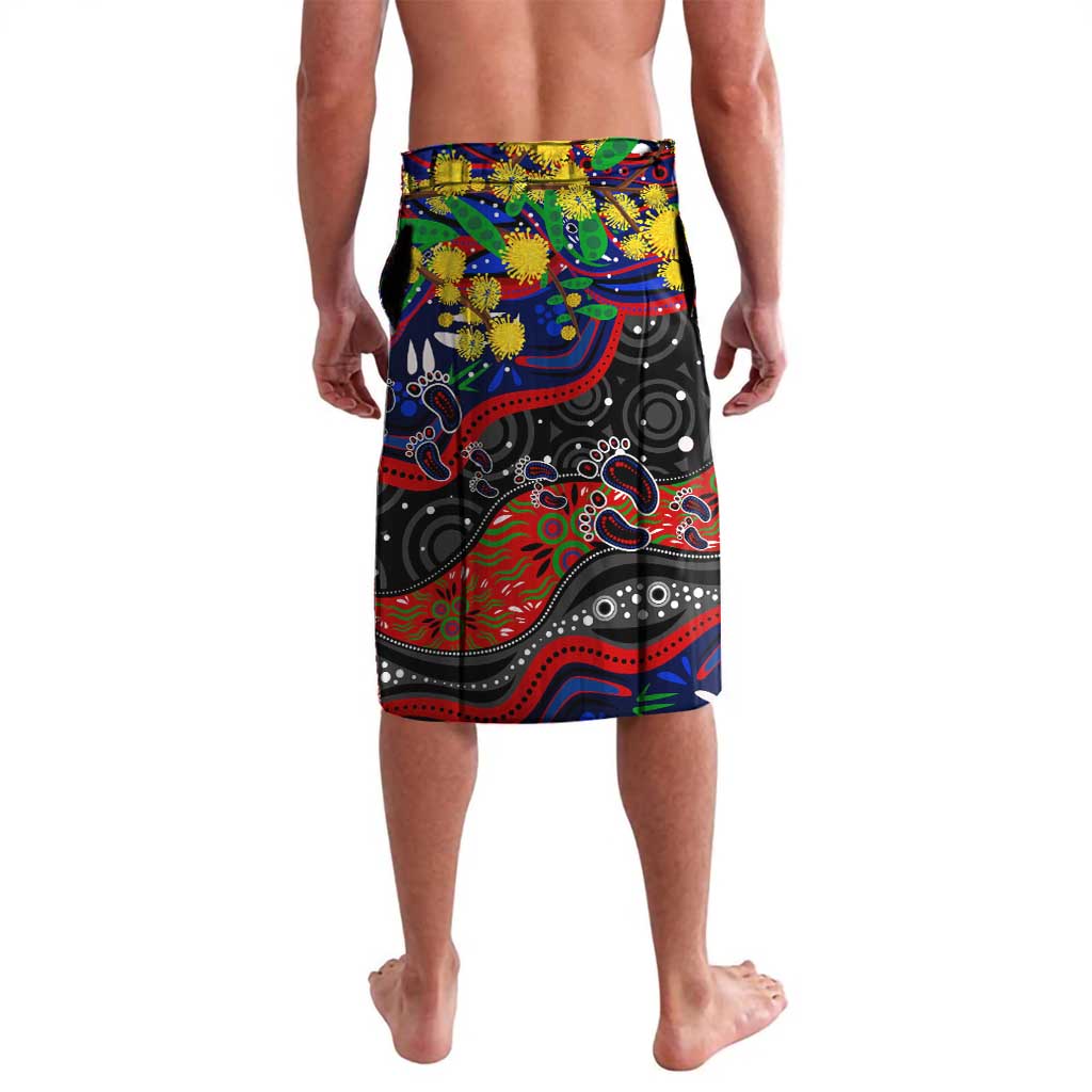 Personalised NAIDOC Week 2025 Warriors Rugby Lavalava Aboriginal Dot Painting