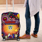NAIDOC Week 2025 Warriors Rugby Luggage Cover Aboriginal Dot Painting