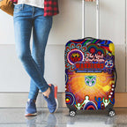NAIDOC Week 2025 Warriors Rugby Luggage Cover Aboriginal Dot Painting