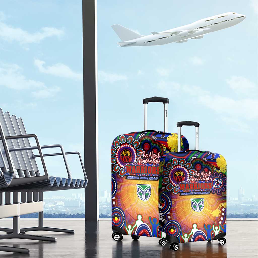 NAIDOC Week 2025 Warriors Rugby Luggage Cover Aboriginal Dot Painting