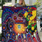 NAIDOC Week 2025 Warriors Rugby Quilt Aboriginal Dot Painting