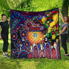 NAIDOC Week 2025 Warriors Rugby Quilt Aboriginal Dot Painting