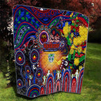 NAIDOC Week 2025 Warriors Rugby Quilt Aboriginal Dot Painting