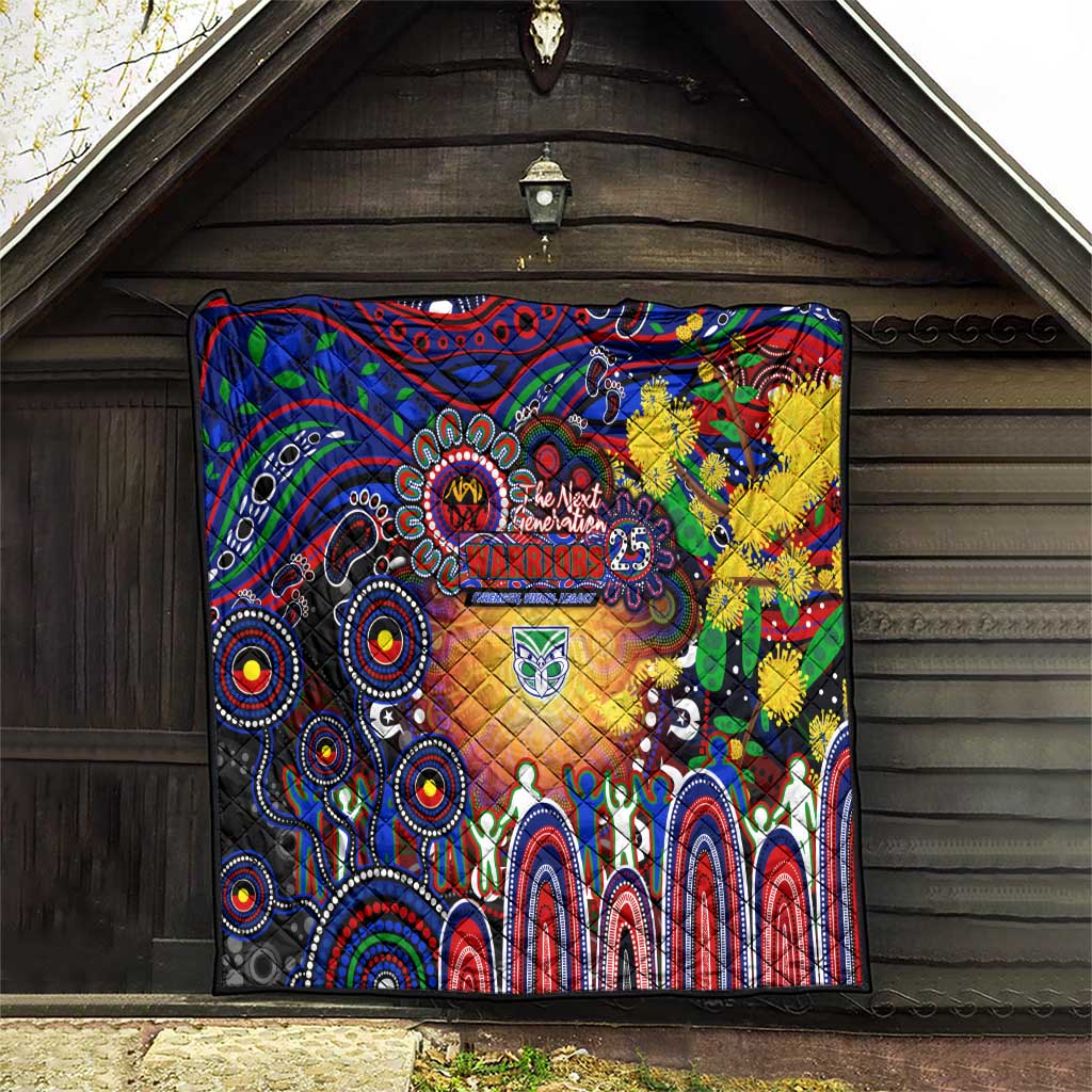 NAIDOC Week 2025 Warriors Rugby Quilt Aboriginal Dot Painting