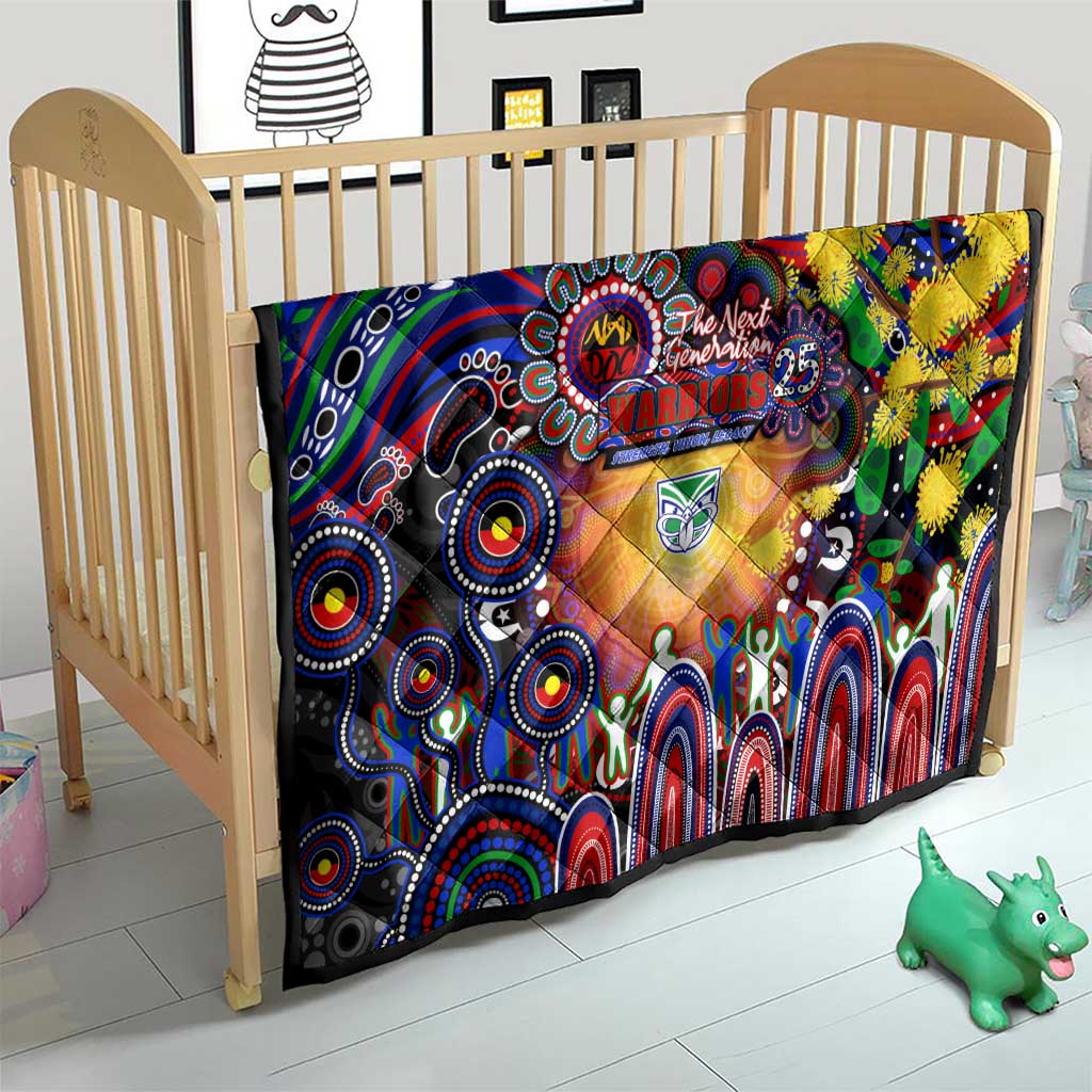 NAIDOC Week 2025 Warriors Rugby Quilt Aboriginal Dot Painting