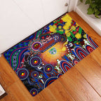 NAIDOC Week 2025 Warriors Rugby Rubber Doormat Aboriginal Dot Painting