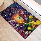 NAIDOC Week 2025 Warriors Rugby Rubber Doormat Aboriginal Dot Painting