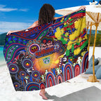 NAIDOC Week 2025 Warriors Rugby Sarong Aboriginal Dot Painting