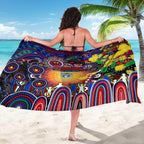 NAIDOC Week 2025 Warriors Rugby Sarong Aboriginal Dot Painting