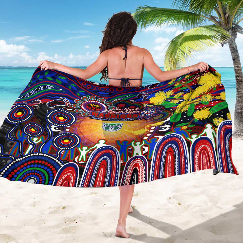 NAIDOC Week 2025 Warriors Rugby Sarong Aboriginal Dot Painting