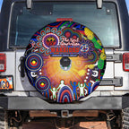 NAIDOC Week 2025 Warriors Rugby Spare Tire Cover Aboriginal Dot Painting