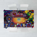 NAIDOC Week 2025 Warriors Rugby Tablecloth Aboriginal Dot Painting