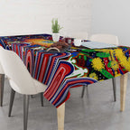 NAIDOC Week 2025 Warriors Rugby Tablecloth Aboriginal Dot Painting