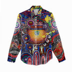 Personalised NAIDOC Week 2025 Warriors Rugby Women Casual Shirt Aboriginal Dot Painting