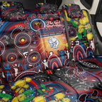 NAIDOC Week 2025 Bulldogs Football Back Car Seat Cover Aboriginal Dot Painting