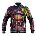 Personalised NAIDOC Week 2025 Bulldogs Football Baseball Jacket Aboriginal Dot Painting