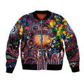 Personalised NAIDOC Week 2025 Bulldogs Football Bomber Jacket Aboriginal Dot Painting