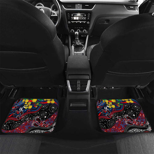 NAIDOC Week 2025 Bulldogs Football Car Mats Aboriginal Dot Painting