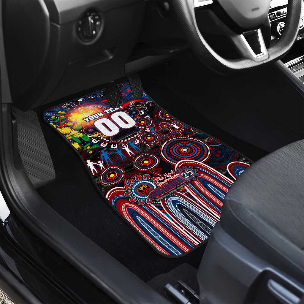 NAIDOC Week 2025 Bulldogs Football Car Mats Aboriginal Dot Painting