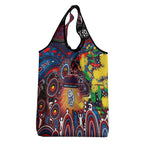 NAIDOC Week 2025 Bulldogs Football Grocery Bag Aboriginal Dot Painting