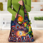 NAIDOC Week 2025 Bulldogs Football Grocery Bag Aboriginal Dot Painting