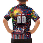 Personalised NAIDOC Week 2025 Bulldogs Football Hawaiian Shirt Aboriginal Dot Painting