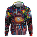 Personalised NAIDOC Week 2025 Bulldogs Football Hoodie Aboriginal Dot Painting